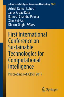 Read: First International Book Conference on Sustainable Technologies for Computational Intelligence