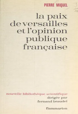 Read: Book La paix de Versailles et l'opinion publique française