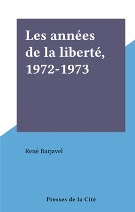 Read: Les années Book de la liberté, 1972-1973