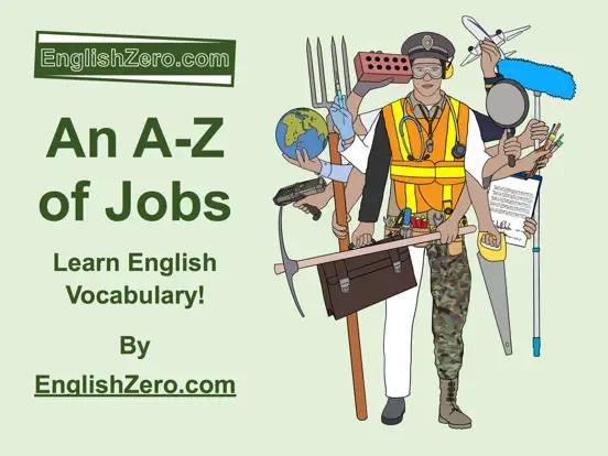 An A-Z of Jobs- Learn English Vocabulary! By EnglishZero.com