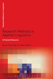 Research Methods in Applied Linguistics - Brian Paltridge & Aek Phakiti