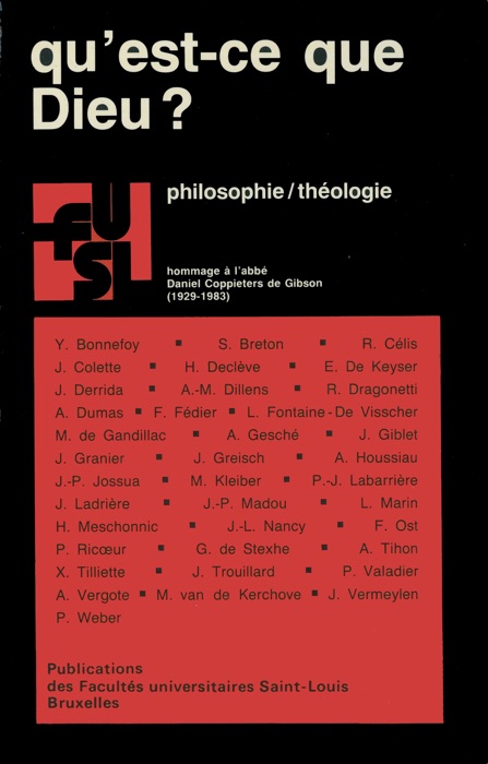 Qu’est-ce que Dieu ?