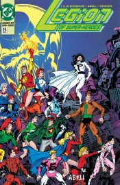 Legion of Super-Heroes (1989-2000) #25 - Mary Bierbaum, Tom Bierbaum & Dusty Abell