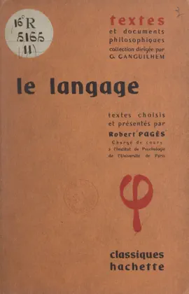 Read: Book Le langage
