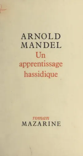 Read: Un apprentissage Book hassidique