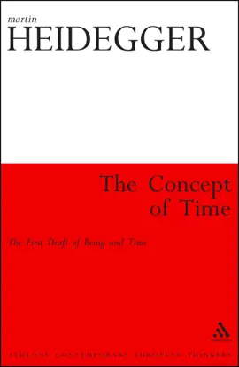 Read: The Concept of Time Book