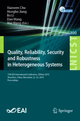 Read: Book Quality, Reliability, Security and Robustness in Heterogeneous Systems