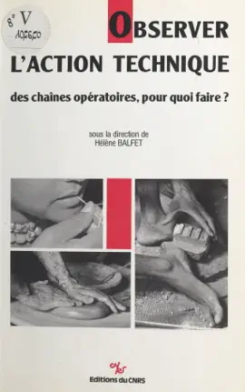 Read: Observer l'action Book technique : des chaînes opératoires, pour quoi faire ?