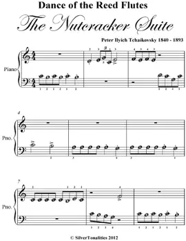 Dance of the Reed Flutes Nutcracker Suite Beginner Piano Sheet Music