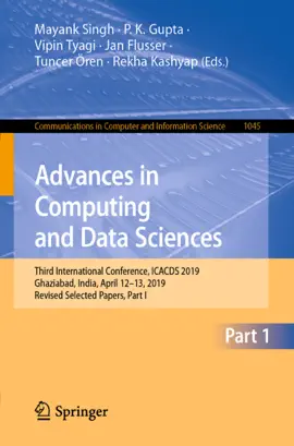 Read: Book Advances in Computing and Data Sciences
