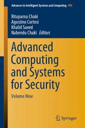 Read: Advanced Book Computing and Systems for Security