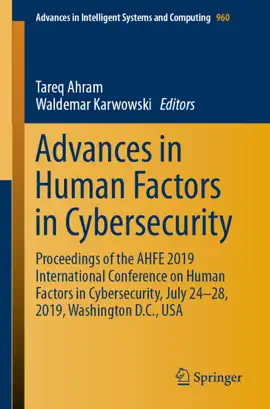 Read: Advances in Human Factors in Cybersecurity Book
