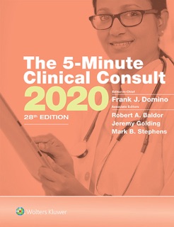 The 5-Minute Clinical Consult 2020 by Frank J. Domino, Robert A. Baldor, Jeremy Golding & Mark B. Stephens