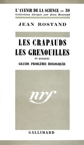 Read: Les crapauds, les grenouilles et quelques grands problèmes biologiques Book