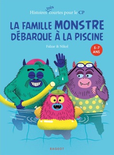 La famille Monstre débarque à la piscine by Falzar & Nikol
