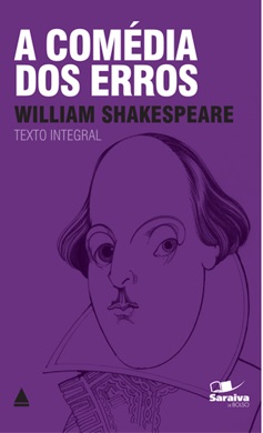 Capa do livro A Comédia dos Erros de William Shakespeare