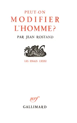 Read: Peut-on Book modifier l'homme ?