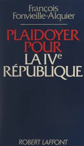 Read: Plaidoyer Book pour la IVe République