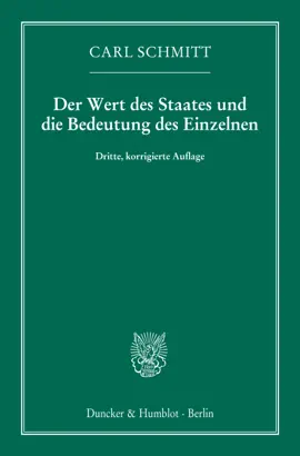 Read: Der Wert des Staates und die Book Bedeutung des Einzelnen.