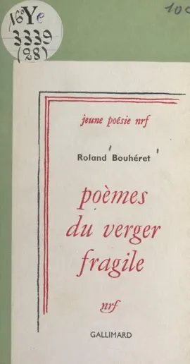 Read: Poèmes du Book verger fragile
