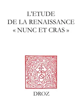 Read: L'Etude de la Renaissance "nunc et cras" Book