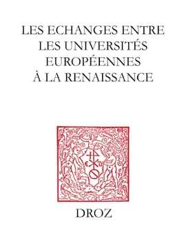 Read: Les Echanges entre les Book universités européennes à la Renaissance