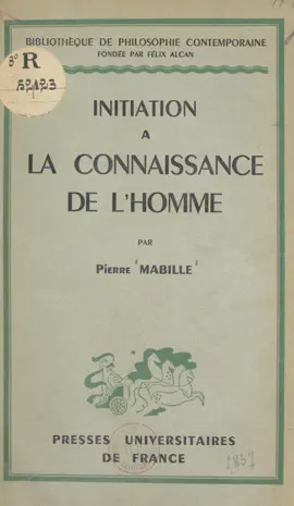 Read: Book Initiation à la connaissance de l'homme