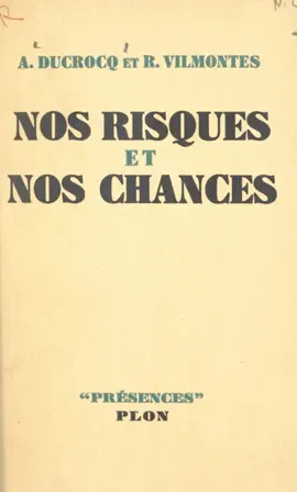 Read: Nos risques et nos Book chances