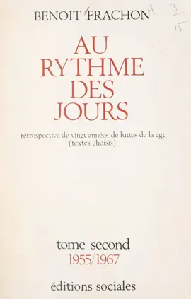 Read: Au rythme des jours (2). Book 1955-1967
