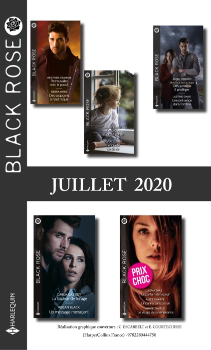 Pack mensuel Black Rose : 11 romans (Juillet 2020)