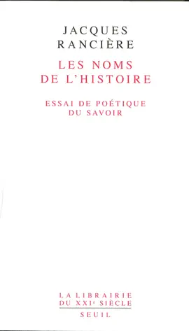 Read: Les Noms de Book l'Histoire. Essai de poétique du savoir