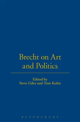 Read: Brecht Book On Art And Politics