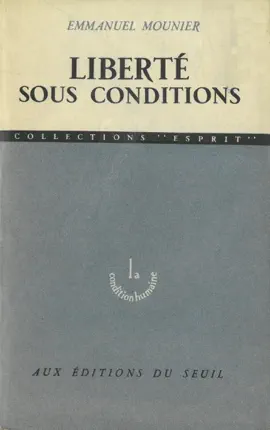 Read: Book Liberté sous conditions
