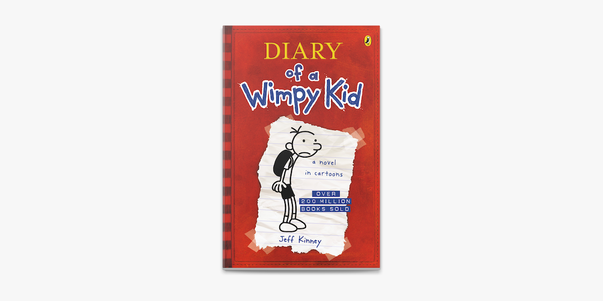 Diary of a Wimpy Kid, a novel in cartoons