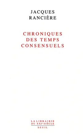 Read: Chroniques des temps consensuels Book