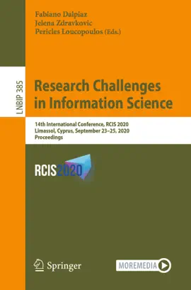 Read: Research Challenges in Information Science Book