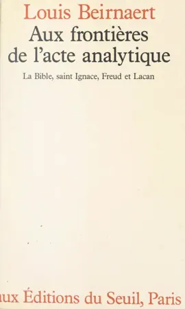 Read: Aux frontières Book de l'acte analytique