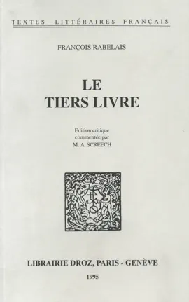 Read: Le Tiers Book Livre