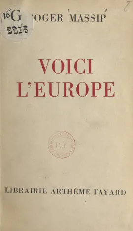 Read: Voici l'Europe Book