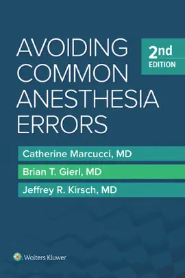Read: Avoiding Book Common Anesthesia Error