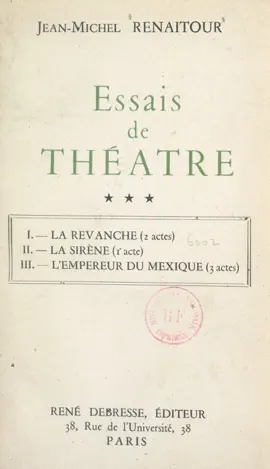 Read: Essais Book de théâtre (3)