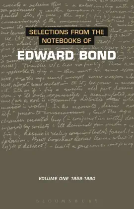Read: Selections from the Notebooks Of Edward Bond Book