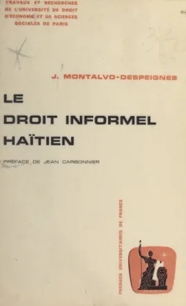 Read: Le droit Book informel haïtien