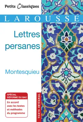 Read: Book Lettres persanes