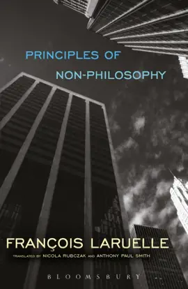 Read: Principles of Non-Philosophy Book