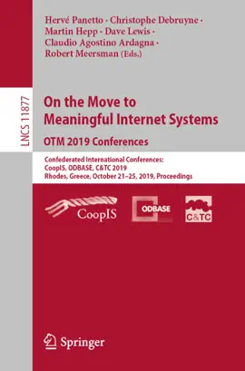 Read: On the Move to Book Meaningful Internet Systems: OTM 2019 Conferences