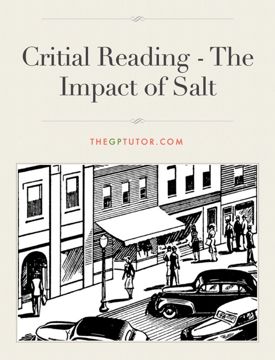 Critial Reading - The Impact of Salt