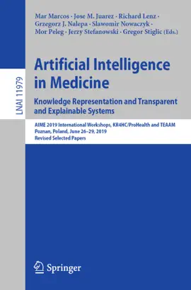 Read: Artificial Intelligence in Medicine: Knowledge Representation and Transparent and Explainable Book Systems
