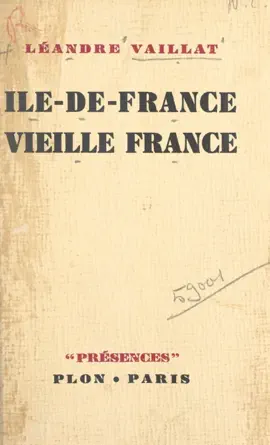 Read: Île-de-France, Book vieille France