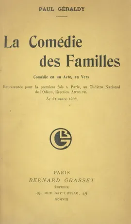 Read: La comédie des Book familles